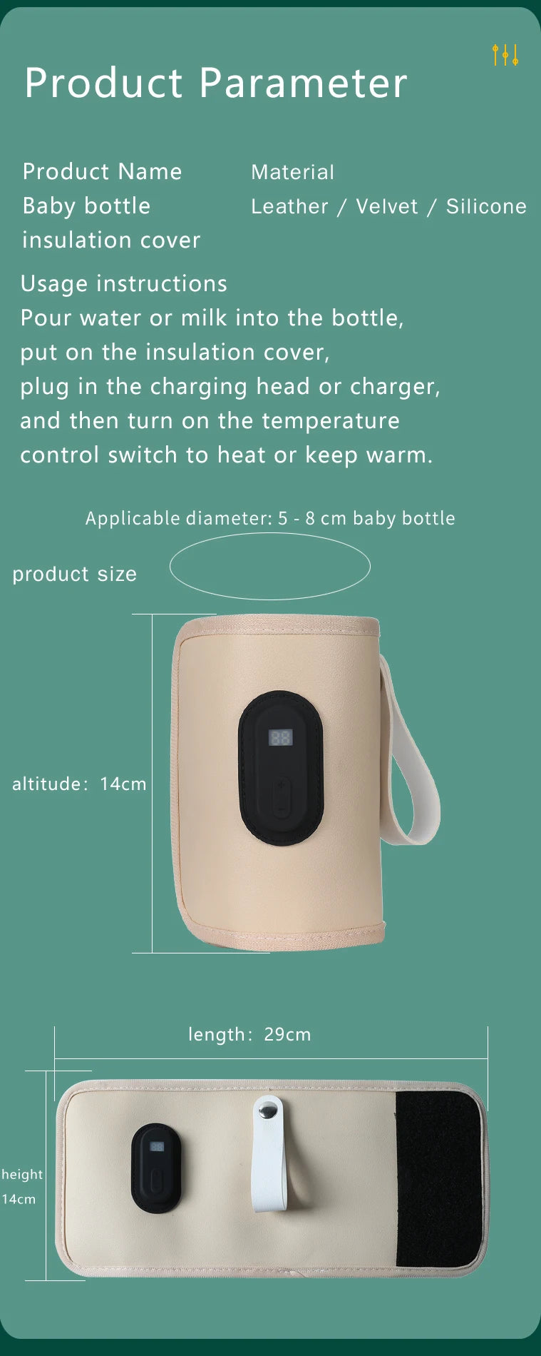 Shinemoonlight™ Baby Milk Warmer